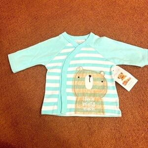 Rene Rofe Baby 3-6 Month Short sleeve striped Tee